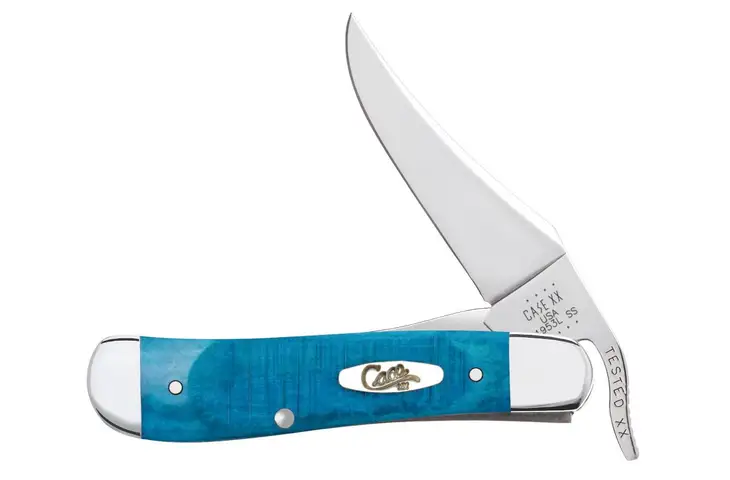 Case Bone Sawcut Jig RussLock Folding Knife